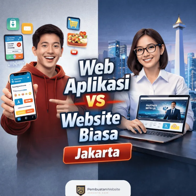 Web Aplikasi vs Website Biasa Jakarta